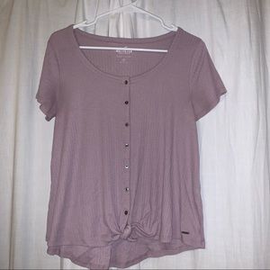 Hollister Shirt pink size small